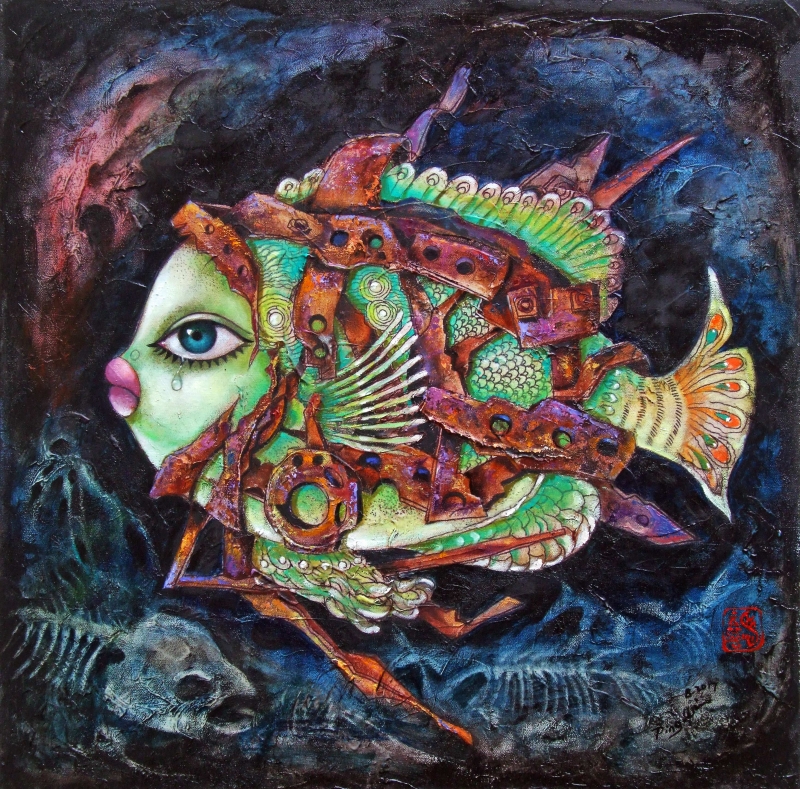 Rusty Fish by artist Ping Irvin